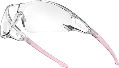 Anti-Fog Wrap-Around Clear Safety Glasses, Pickleball lab chemistry goggles with Scratch Resistant