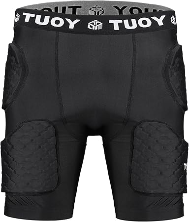 Men's Football Girdles Hip Thigh Tailbone Protector Adult Athletic Protective for Rugby Baseball Skate