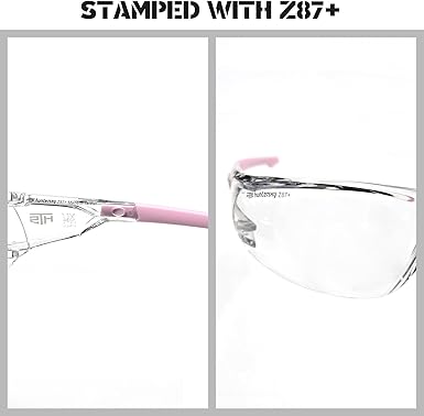 Anti-Fog Wrap-Around Clear Safety Glasses, Pickleball lab chemistry goggles with Scratch Resistant