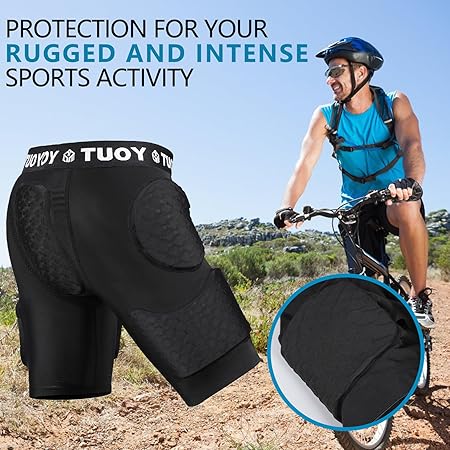 Men's Football Girdles Hip Thigh Tailbone Protector Adult Athletic Protective for Rugby Baseball Skate